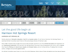 Tablet Screenshot of harrisonresort.com
